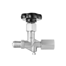 Игольчатый клапан из нержавеющей стали с тестовым портом