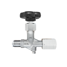 Игольчатый клапан из нержавеющей стали с тестовым портом